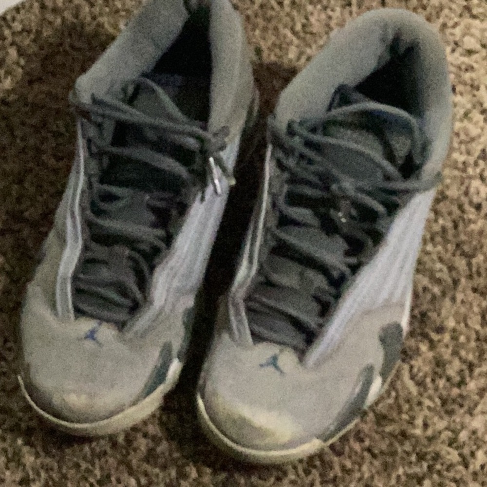 Old basketball shoes